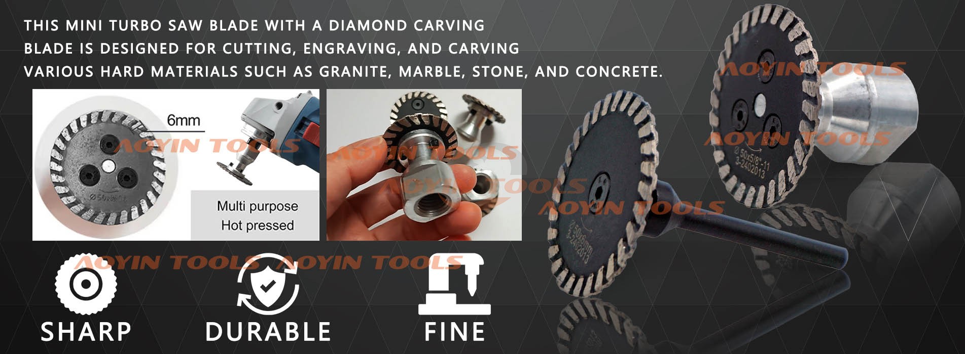 Diamond Carving Grinding Saw Blade Mini Engraving Cutting Disc