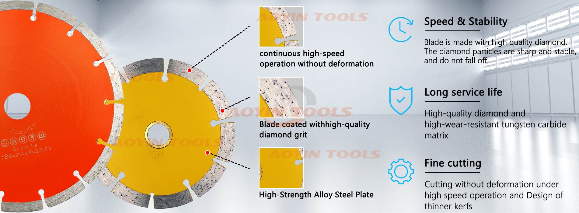 Segmented Rim Diamond Blade